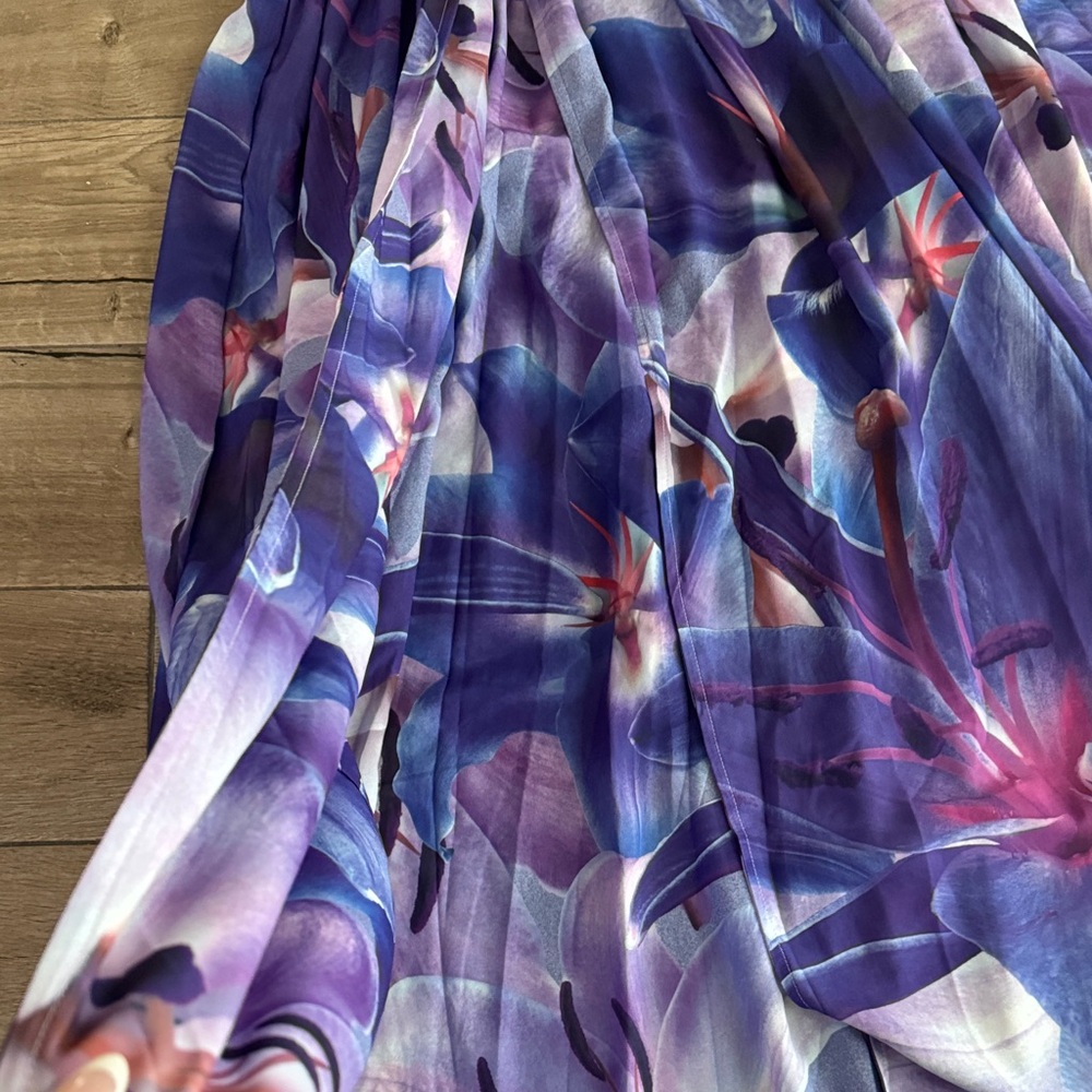 Peppermayo Purple Floral Strapless Sundress - Picture 2 of 4